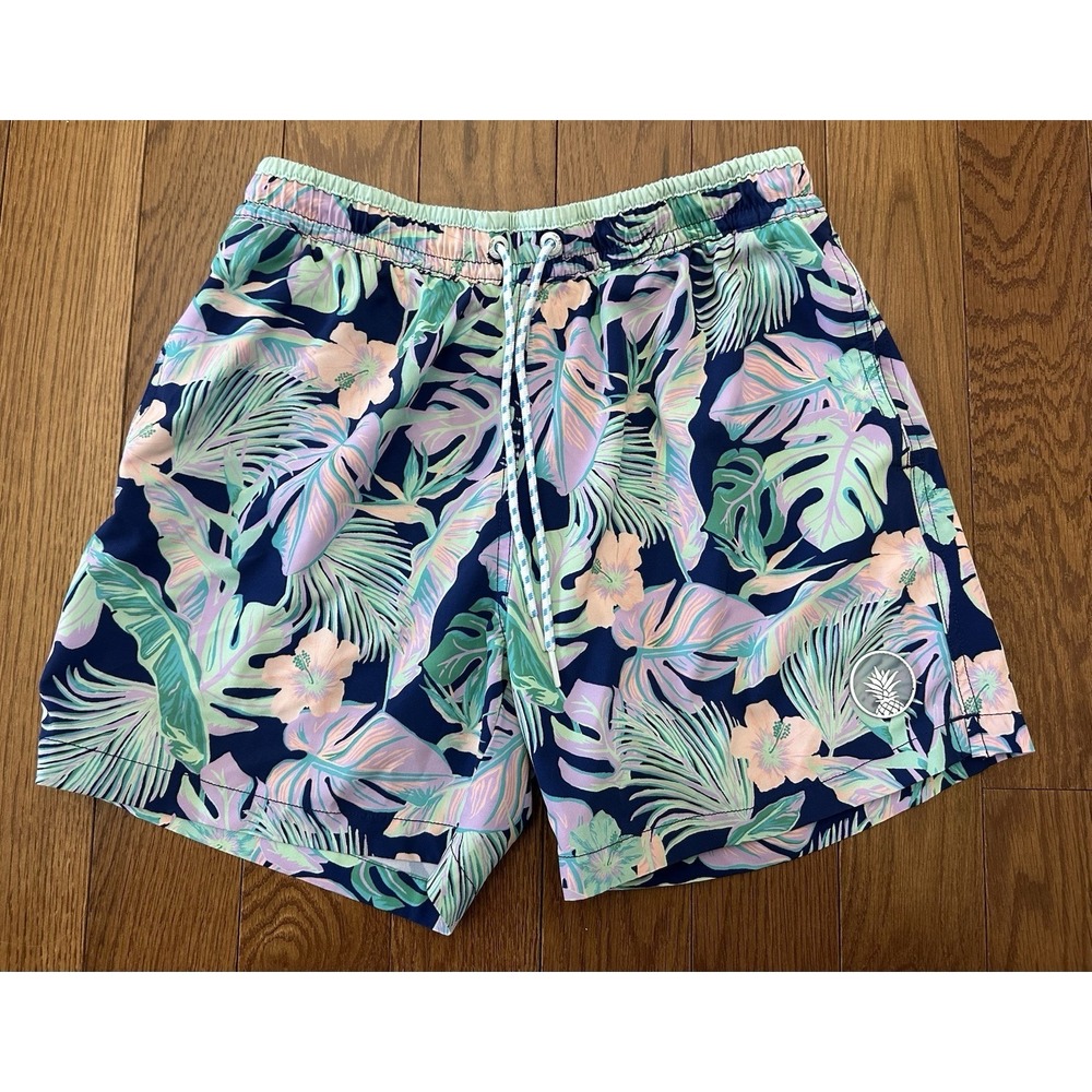 Chubbies Tropical The Night Faunas Swim Trunks Shorts Men's Small